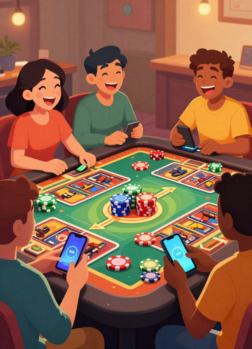 Sosiale spill samling